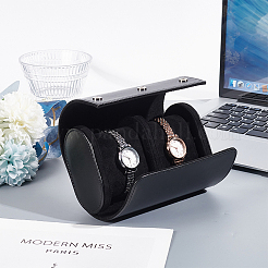 Imitation Leather Couple Watch Package Boxes&nbsp;CON-WH0086-112