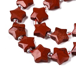 Natural Red Jasper Beads Strands&nbsp;G-T138-185