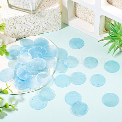 50Pcs Dyed Natural Capiz Shell Connector Charms&nbsp;BSHE-TA0001-20D