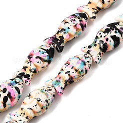 Dyed Synthetic Turquoise Beads Strands&nbsp;GG-CBAAE19-08B