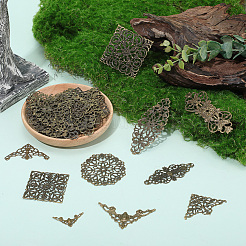 120Pcs 10 Styles Iron Connector Charms&nbsp;FIND-SC0017-12