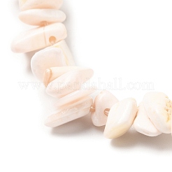 Natural Pink Shell Beads Strands&nbsp;BSHE-G029-02