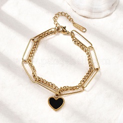 304 Stainless Steel Multi-strand Bracelets&nbsp;BJEW-K237-22G