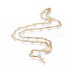 304 Stainless Steel Pendant Necklaces&nbsp;NJEW-I238-06G