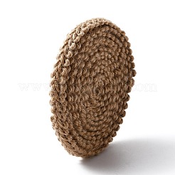 Braided Burlap Ribbon&nbsp;OCOR-WH0073-78