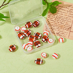 20Pcs 2 Styles Handmade Porcelain Beads&nbsp;PORC-TA0001-11
