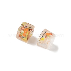 Baking Paint Handmade Gold Sand Lampwork Beads&nbsp;LAMP-P072-01A-01