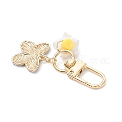 Alloy Enamel Butterfly Pendant Decoration&nbsp;HJEW-JM04359
