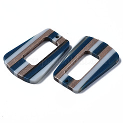 Resin & Walnut Wood Pendants&nbsp;RESI-N025-013A-C01