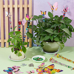 DIY Beaded Garden Stake Kit&nbsp;DIY-OC0015-63