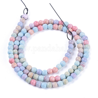 Natural Rainbow Alashan Agate Beads Strands&nbsp;G-G806-04-4mm-1