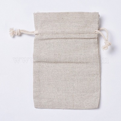 Burlap Drawable Pouches&nbsp;ABAG-E001-02-1