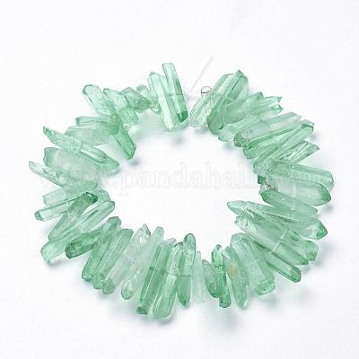Natural Quartz Crystal Points Beads Strands&nbsp;G-K181-B02-1