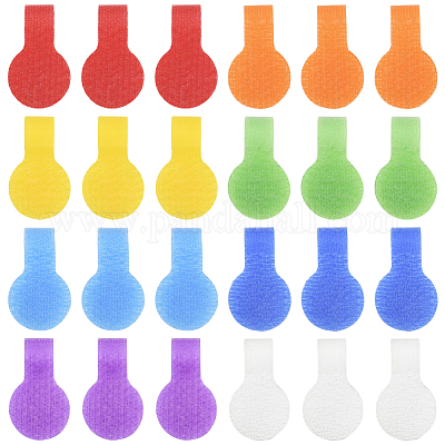 30Pcs Nylon Hook and Loop Cable Labels&nbsp;FIND-SP0004-89D-1