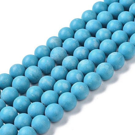 Natural Howlite Beads Strands G-C180-15B-1