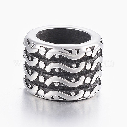 304 Stainless Steel Beads STAS-H440-43AS-1