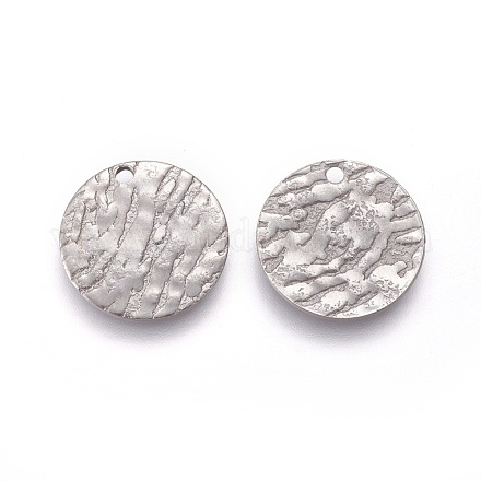 Non-Tarnish 304 Stainless Steel Charms STAS-E455-04P-15mm-1
