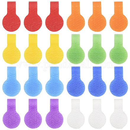 30Pcs Nylon Hook and Loop Cable Labels&nbsp;FIND-SP0004-89D-1