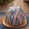 Cashmere Segment Dyed Yarn, for Weaving, Knitting & Crochet, Steel Blue, 2mm, about 131.23 Yards(120m)/Skein