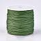 Nylon Braided Threads, Chinese Knotting Cords for Jewelry Making Macrame Craft, Dark Sea Green, 0.8mm, about 49.21 yards(45m)/roll