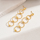 Elegant and Versatile Brass Dangle Stud Earrings&nbsp;GA3926-3-1