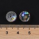 Transparent Electroplate Glass Beads&nbsp;EGLA-N002-31-G10-3