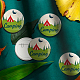 Tinplate Brooch&nbsp;JEWB-WH0012-009-4