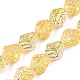 Electroplate Glass Beads Strands&nbsp;EGLA-N012-08K-1