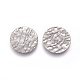 Non-Tarnish 304 Stainless Steel Charms&nbsp;STAS-E455-04P-15mm-1
