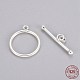925 Sterling Silver Toggle Clasps&nbsp;STER-L057-001S-3