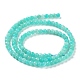 Natural Amazonite Round Bead Strands&nbsp;G-N0081-4mm-17-01-3