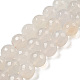 Natural White Agate Beads Strands&nbsp;G-G580-10mm-01-2