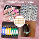 100Pcs Brass Split Rings&nbsp;FIND-HY0005-04B-5