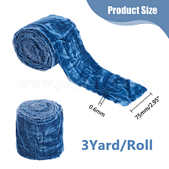 3 Yards Single Face Velvet Ribbon&nbsp;SENE-WH0003-15B