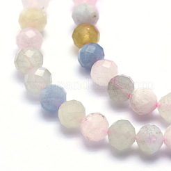 Natural Morganite Beads Strands&nbsp;G-K224-11-6mm