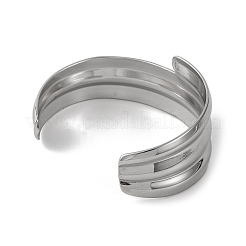 304 Stainless Steel Cuff Bangles for Women&nbsp;BJEW-B104-12P