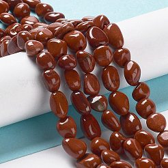 Natural Red Jasper Beads Strands&nbsp;G-P497-01A-08