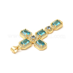 Rack Plating Brass Pendants&nbsp;KK-D087-17G