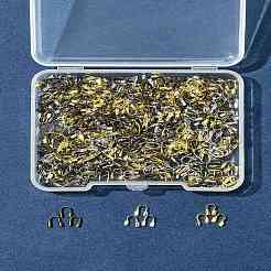 450Pcs 3 Colors Brass Wire Guardian and Protectors&nbsp;KK-FS0001-63