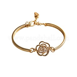 Minimalist Alloy & Cubic Zirconia Link Bracelets for Women&nbsp;WGB775D-02