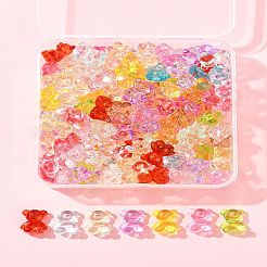 140Pcs Transparent Acrylic Beads&nbsp;MACR-FS0001-98