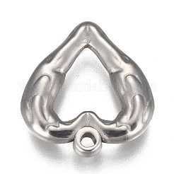 Non-Tarnish 304 Stainless Steel Open Pendants&nbsp;STAS-I105-09P-C