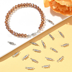 50Pcs Brass Screw Clasps&nbsp;KK-BBC0018-50P