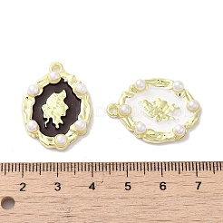 Rack Plating Spray Painted Alloy Pendants&nbsp;FIND-C049-08G