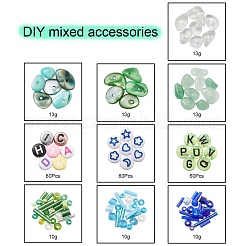 Natural Stone Chip Beads DIY Jewelry Set Making Kit&nbsp;DIY-YW0004-70A