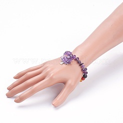 Tibetan Style Alloy Charm Bracelets&nbsp;BJEW-JB03745-04