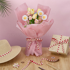 Heart Cotton Ribbon&nbsp;OCOR-WH0101-138A
