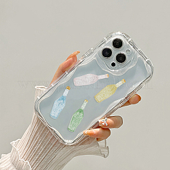 60Pcs 6 Colors Dummy Bottle Transparent Resin Cabochon&nbsp;RESI-SC0036-42