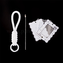 Polyester & Acrylic Photo Frame Keychains&nbsp;KEYC-TAC0030-11D