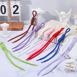 12Pcs 12 Colors Nylon Rope Pendant Decorations&nbsp;HJEW-CP0001-47A